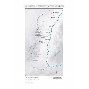 Les monastères de l'Alsace mérovingienne et carolingienne