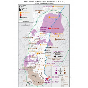 Acteurs politiques après les Staufen (1250-1262) Villes, princes et abbayes