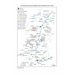 Die territorialen Zentren am Oberrhein um 1350 und um 1400
