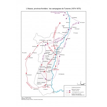 L'Alsace, province-frontière : les campagnes de Turenne (1674-1675)