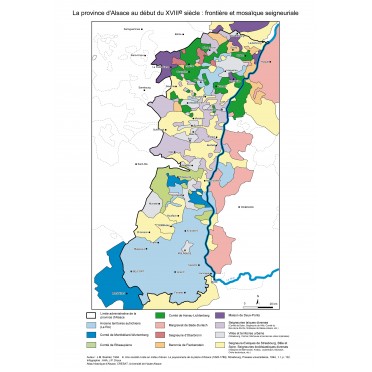 Die Provinz Elsass zu Beginn des 18. Jahrhunderts: Grenzen und Mosaik der Grundherrschaften