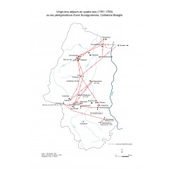 Vingt-cinq séjours en quatre ans (1761-1765) ou les pérégrinations d'une Sundgovienne, Catherine Boeglin