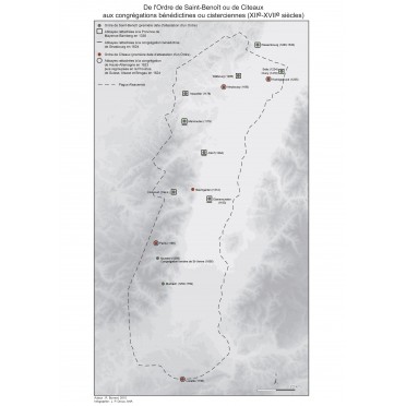 De l'Ordre de Saint-Benoît ou de Citeaux aux congrégations bénédictines ou cisterciennes (XIIe-XVIIe siècles)