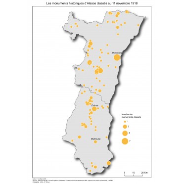 Les monuments historiques d’Alsace classés au 11 novembre 1918 Les monuments historiques d’Alsace classés au 11 novembre 1918