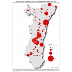 Les monuments historiques d'Alsace endommagés par la guerre de 1939-1945