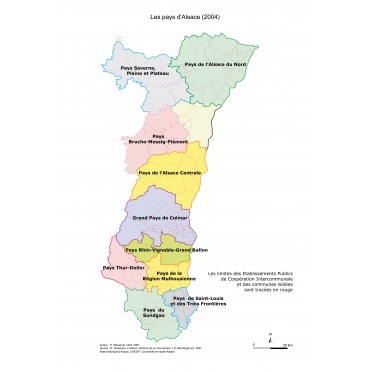 Les pays d'Alsace (2004) Les pays d'Alsace (2004)