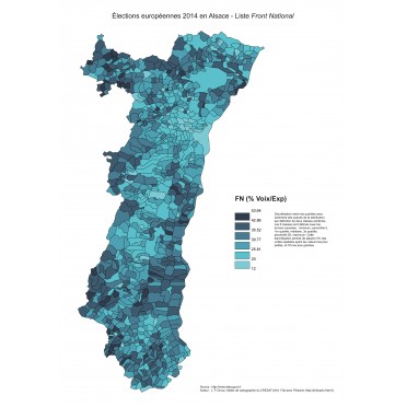 Les élections européennes du 25 mai 2014 en Alsace