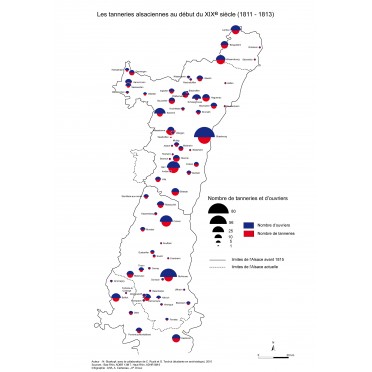 Die elsässischen Gerbereien zu Beginn des 19. Jh. (1811-1813) Die elsässischen Gerbereien zu Beginn des 19. Jh. (1811-1813)