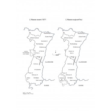 L’Alsace administrative avant 1870 et aujourd'hui