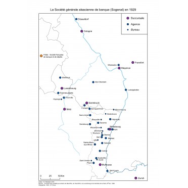 Le réseau de la SOGENAL en 1929 et en 1977