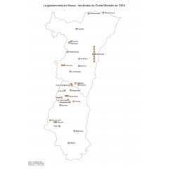 La gastronomie en Alsace : les étoiles du Guide Michelin (1934-2010)