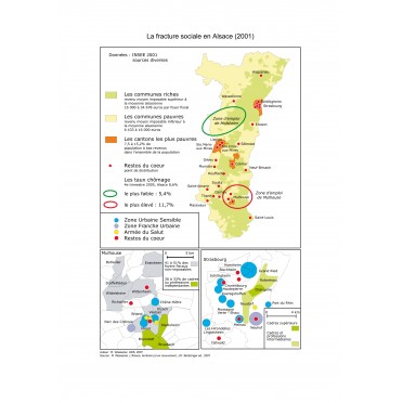 Villes et agglomérations en Alsace (1999) Villes et agglomérations en Alsace (1999)