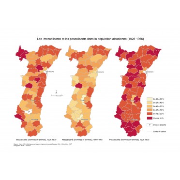 Les messalisants et les pascalisants dans la population alsacienne (1925-1965)