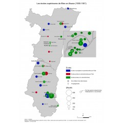 Les écoles supérieures de filles en Alsace (1900-1901)