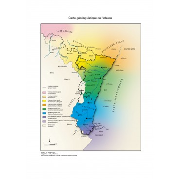 Carte géolinguistique de l'Alsace