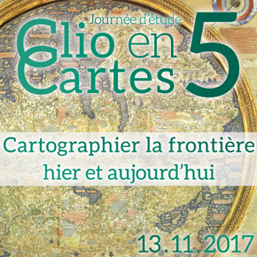 Affiche pour la journée d'étude Clio en Cartes